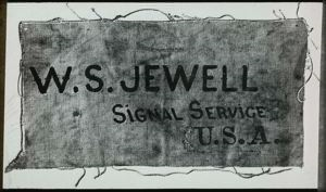Image of Name Banner: W.S. Jewell, Found by Donald MacMillan